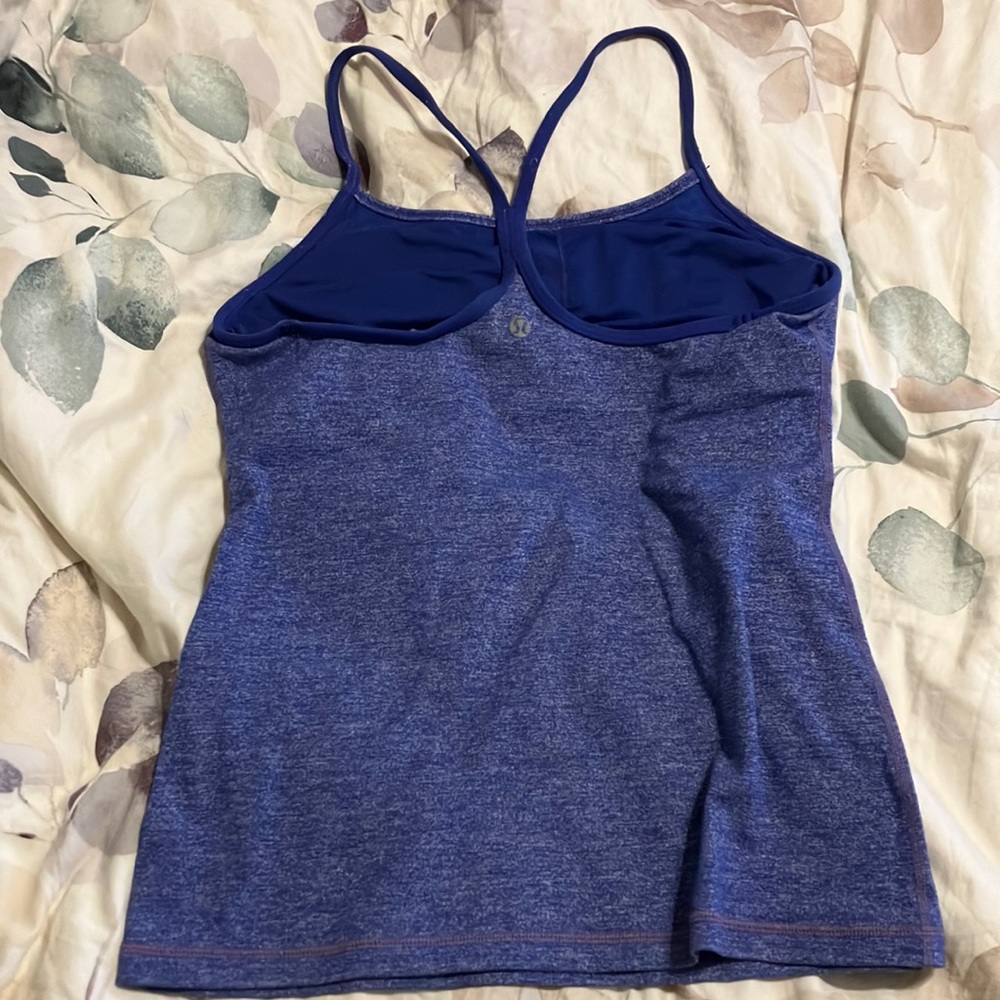 Heather blue violet classic y tank lululemon